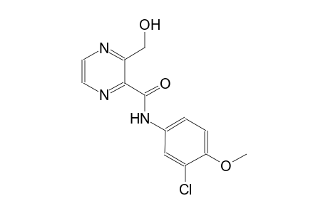 2-pyrazinecarboxamide, N-(3-chloro-4-methoxyphenyl)-3-(hydroxymethyl)-