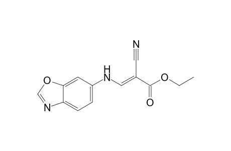 (E)-3-(1,3-benzoxazol-6-ylamino)-2-cyano-2-propenoic acid ethyl ester