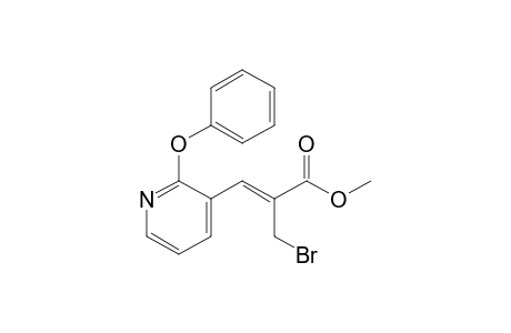 (Z)-2-Bromomethyl-3-(2-phenoxy-pyridin-3-yl)-acrylic acid methyl ester