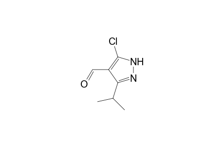 3-Chloranyl-5-propan-2-yl-1H-pyrazole-4-carbaldehyde