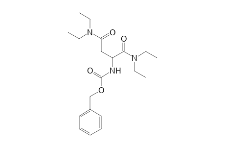(phenylmethyl) N-[1,4-bis(diethylamino)-1,4-bis(oxidanylidene)butan-2-yl]carbamate