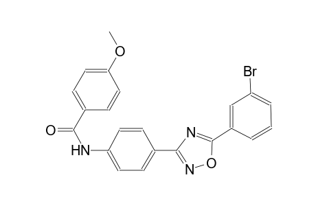 benzamide, N-[4-[5-(3-bromophenyl)-1,2,4-oxadiazol-3-yl]phenyl]-4-methoxy-