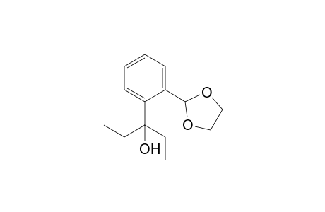 2-[2-(1-Ethyl-1-hydroxypropyl)phenyl]-1,3-dioxolane