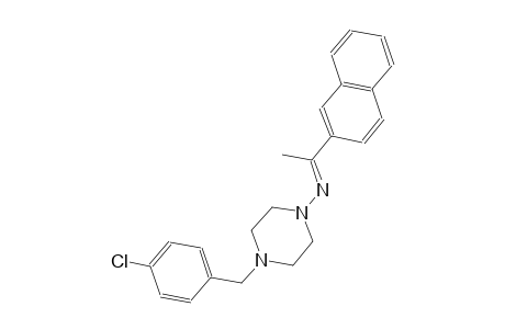 1-piperazinamine, 4-[(4-chlorophenyl)methyl]-N-[(E)-1-(2-naphthalenyl)ethylidene]-