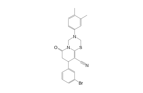 2H,6H-pyrido[2,1-b][1,3,5]thiadiazine-9-carbonitrile, 8-(3-bromophenyl)-3-(3,4-dimethylphenyl)-3,4,7,8-tetrahydro-6-oxo-
