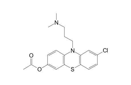 Phenothiazin-3-ol, 8-chloro-10-[3-(dimethylamino)propyl]-, acetate (ester)
