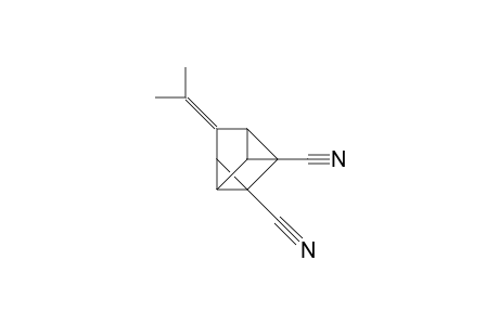 3-Isopropylidene-tetracyclo(3.2.0.0/2,7/.0/4,6/)heptane-1,5-dicarbonitrile