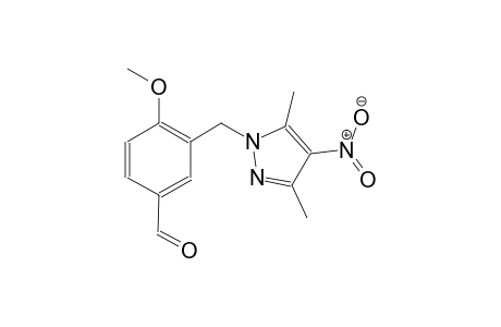 benzaldehyde, 3-[(3,5-dimethyl-4-nitro-1H-pyrazol-1-yl)methyl]-4-methoxy-