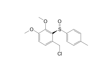 (S)-1-(Chloromethyl)-3,4-dimethoxy-2-(p-tolylsulfinyl)benzene