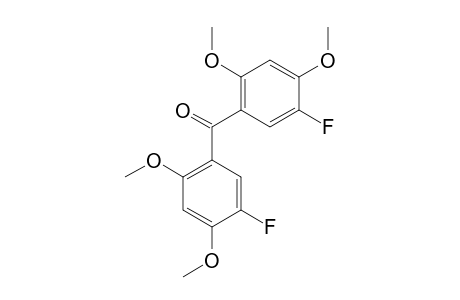 BIS-(5-FLUORO-2,4-DIMETHOXY-PHENYL)-METHANONE