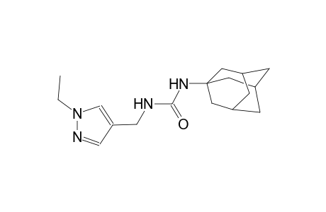 N-(1-adamantyl)-N'-[(1-ethyl-1H-pyrazol-4-yl)methyl]urea