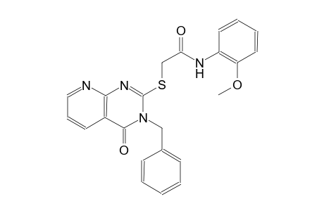 acetamide, 2-[[3,4-dihydro-4-oxo-3-(phenylmethyl)pyrido[2,3-d]pyrimidin-2-yl]thio]-N-(2-methoxyphenyl)-