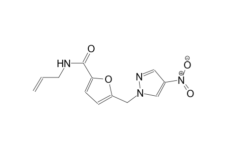 N-allyl-5-[(4-nitro-1H-pyrazol-1-yl)methyl]-2-furamide
