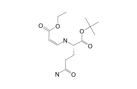(S)-4-TERT.-BUTYL_5-AMINO-2-(3-ETHOXY-3-OXOPROP-1-ENYLAMINO)-5-OXOPENTANOATE;CIS_ISOMER