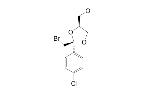 CIS-2-(4-CHLOROPHENYL)-2-BrOMOMETHYL-1,3-DIOXOLANE-4-METHANOL