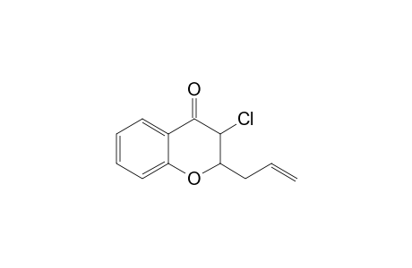 3-Chloro-2,3-dihydro-2-(2-propenyl)-4H-1-benzopyran-4-one