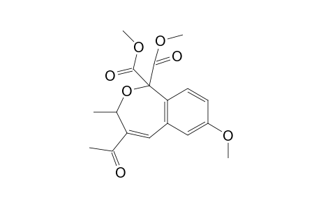 Dimethyl 4-Acetyl-7-methoxy-3-methyl-2-benzoxepine-1,1(3H)-dicarboxylate