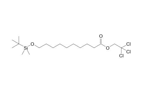 10-[tert-butyl(dimethyl)silyl]oxycapric acid 2,2,2-trichloroethyl ester