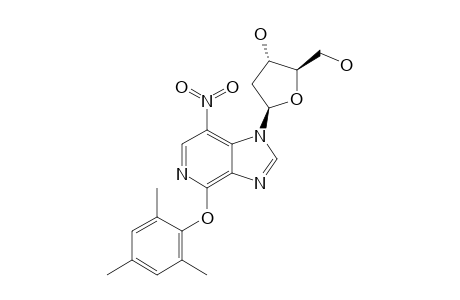 1-[2'-DEOXY-BETA-D-ERYTHRO-PENTAFURANOSYL]-7-NITRO-4-(2,4,6-TRIMETHYLPHENOXY)-1H-IMIDAZO-[4,5-C]-PYRIDINE