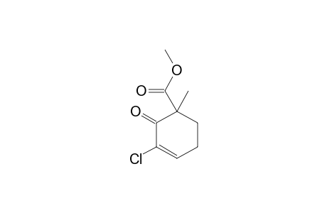 Cyclohex-3-en-2-one-1-carboxylic acid, 3-chloro-1-methyl-, methyl ester