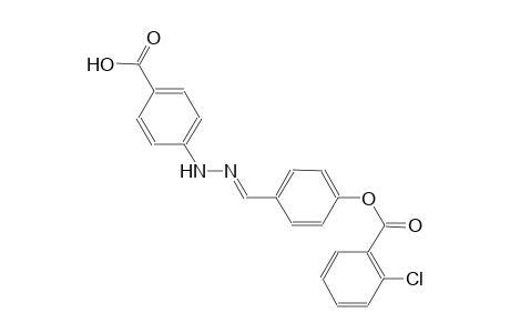 4-((2E)-2-{4-[(2-chlorobenzoyl)oxy]benzylidene}hydrazino)benzoic acid