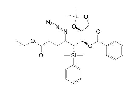 (1R,2S)-3-AZIDO-2-[DIMETHYL-(PHENYL)-SILYL]-1-(2,2-DIMETHYL-1,3-DIOXOLAN-4-YL)-6-ETHOXY-6-OXOHEXYL-BENZOATE;(SYN)-MAJOR-DIASTEREOMER