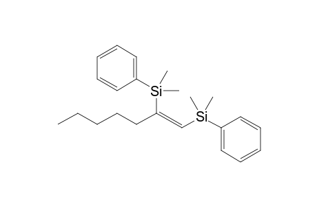 (Z)-Hept-1-ene-1,2-diylbis(dimethylphenylsilane)