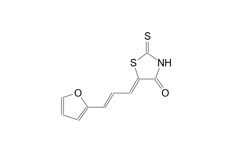(5Z)-5-[(2E)-3-(2-furyl)-2-propenylidene]-2-thioxo-1,3-thiazolidin-4-one