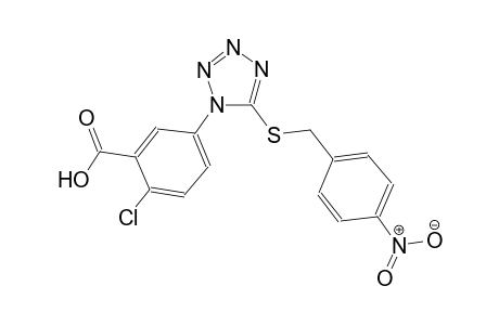 benzoic acid, 2-chloro-5-[5-[[(4-nitrophenyl)methyl]thio]-1H-tetrazol-1-yl]-