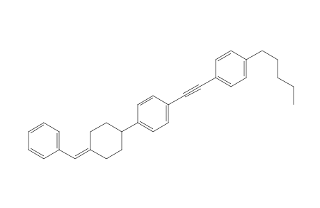 (+-)-1-(Phenylmethylene)-4-[4'-[(p-amylphenyl)ethynyl]phenyl]cyclohexane