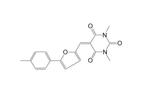 2,4,6(1H,3H,5H)-pyrimidinetrione, 1,3-dimethyl-5-[[5-(4-methylphenyl)-2-furanyl]methylene]-
