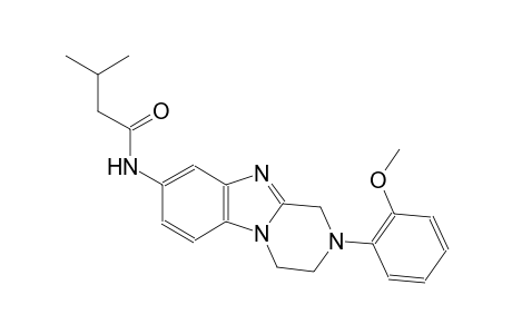 butanamide, 3-methyl-N-[1,2,3,4-tetrahydro-2-(2-methoxyphenyl)pyrazino[1,2-a]benzimidazol-8-yl]-