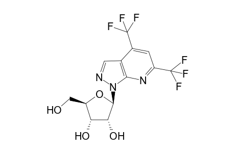(2R,3R,4S,5R)-2-(4,6-Bis-trifluoromethyl-pyrazolo[3,4-b]pyridin-1-yl)-5-hydroxymethyl-tetrahydro-furan-3,4-diol