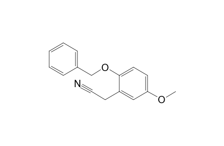 2-Benzyloxy-5-methoxyphenylacetonitrile
