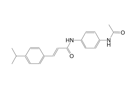 (2E)-N-[4-(acetylamino)phenyl]-3-(4-isopropylphenyl)-2-propenamide