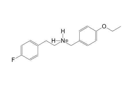 N-(4-ethoxybenzyl)-2-(4-fluorophenyl)ethanaminium