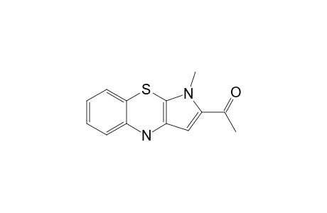2-ACETYL-1-METHYL-1,4-DIHYDRO-4H-PYRROLO-[2,3-B]-[1,4]-BENZOTHIAZINE