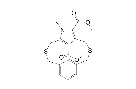 Dimethyl syn-2,10-Dithia[3](1,3)cyclo[3](2,4)pyrrolophane-6,8-dicarboxylate