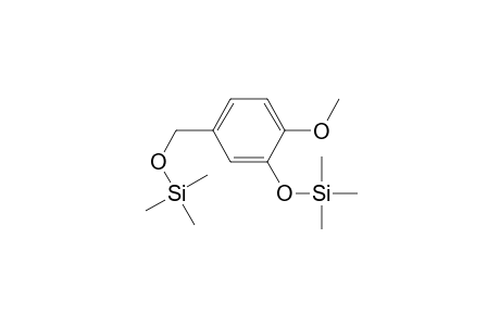 3-Hydroxy-4-methoxybenzyl alcohol 2TMS