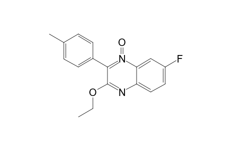 3-ETHOXY-7-FLUORO-2-(PARA-TOLYL)-QUINOXALINE-N-OXIDE