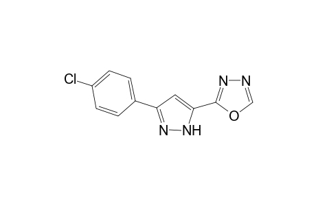 1,3,4-Oxadiazole, 2-[3-(4-chlorophenyl)-1H-pyrazol-5-yl]-