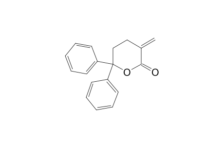 6,6-Diphenyl-3-methylene-(tetrahydro)-2(2H)-pyranone