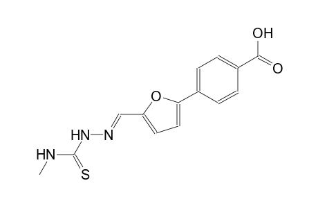 4-[5-((E)-{[(methylamino)carbothioyl]hydrazono}methyl)-2-furyl]benzoic acid