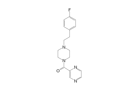 N-(2-Pyrazylcarbonyl)-N'-[2-(4-fluorophenyl)ethyl]piperiazine