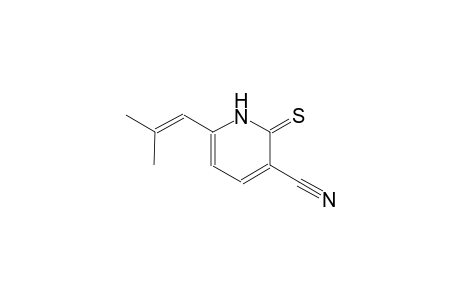 6-(2-Methyl-1-propenyl)-2-thioxo-1,2-dihydro-3-pyridinecarbonitrile