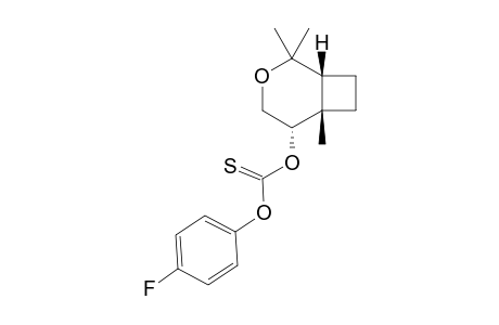 (4-fluoranylphenoxy)-[[(1R,5S,6S)-2,2,6-trimethyl-3-oxabicyclo[4.2.0]octan-5-yl]oxy]methanethione