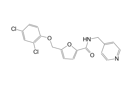 5-[(2,4-dichlorophenoxy)methyl]-N-(4-pyridinylmethyl)-2-furamide