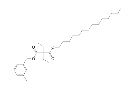 Diethylmalonic acid, 3-methylbenzyl tetradecyl ester