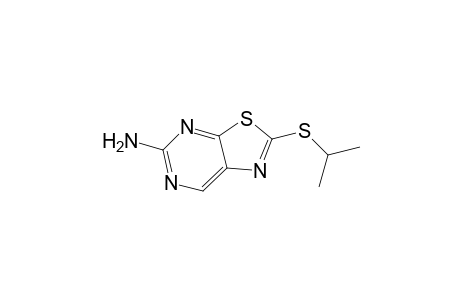2-(Isopropylsulfanyl)[1,3]thiazolo[5,4-d]pyrimidin-5-amine