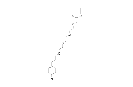 TERT.-BUTYL-15-(4-AMINOPHENYL)-3,6,9,12-TETRAOXAPENTADECAN-1-OATE